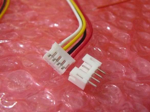PH 2.0mm 2A Prewired Set, You Choose Poles, Vertical Through Hole Socket
