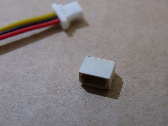 SH 1.0mm 1A Prewired Set,3 Pole, Horizontal Surface Mount Socket