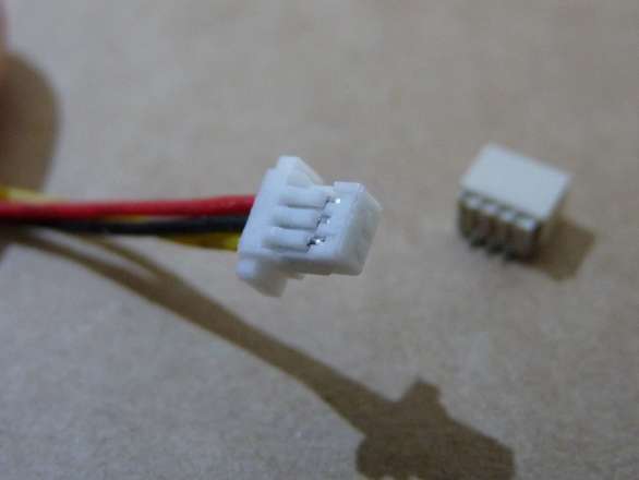 SH 1.0mm 1A Prewired Set,3 Pole, Horizontal Surface Mount Socket