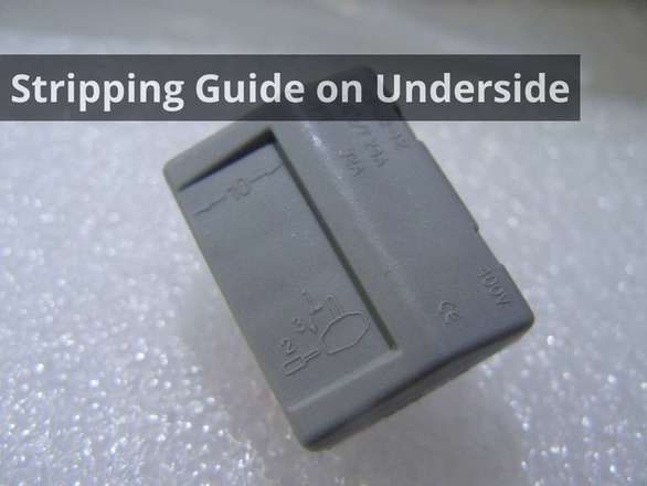 Stripping Guide on Underside