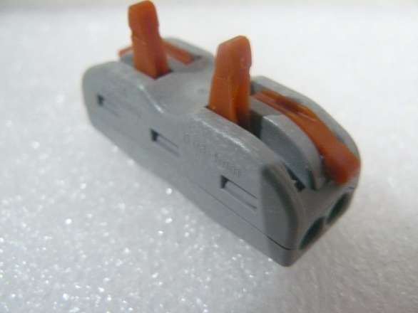 Screwless Wire Joiner - Lever Lock - Back To Back 2 Wire-Pairs