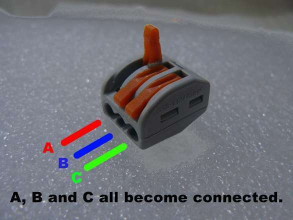 Screwless Wire Joiner - Lever Lock - You Choose 2-5 Wires