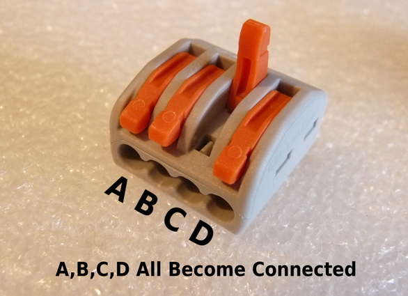 Screwless Wire Joiner - Lever Lock - You Choose 2-5 Wires