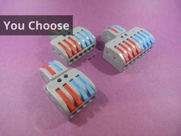 Screwless Wire Joiner Splitter - Lever Lock - You Choose