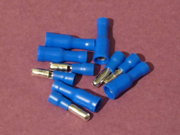 Blue Insulated Bullet Crimp Connectors