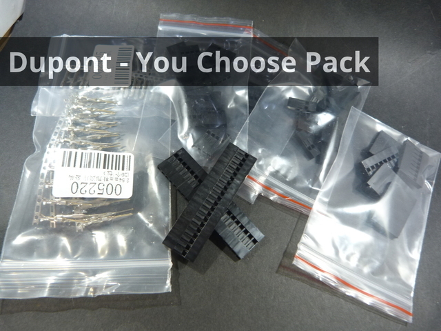 Dupont Type Housings/Pins Stock Up Pack - You Choose Type