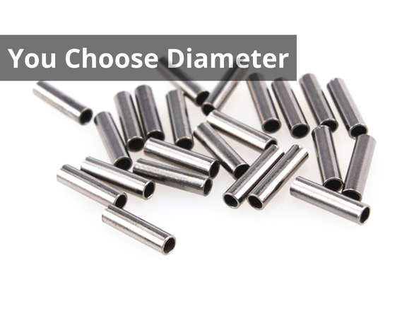 Plated Copper Sleeve Tube - Suit Crimp Terminating Nichrome Kanthal