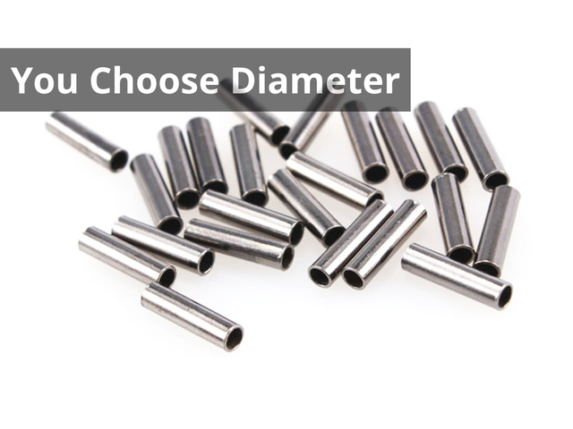 Plated Copper Sleeve Tube - Suit Crimp Terminating Nichrome Kanthal