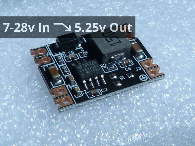 Fixed Output Step Down Converter, Out 5.25v up to 2.1A Continuous, In 7-28v