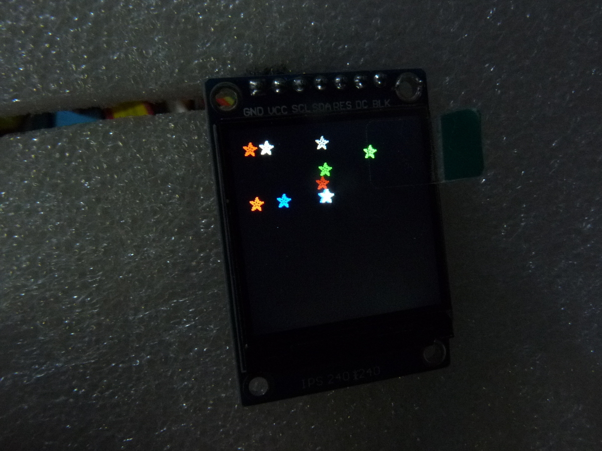 240X240 Pixel SPI Colour LCD - ST7789, Arduino Libraries Available ...
