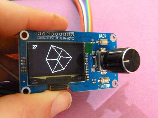 128x64 Pixel I2c OLED, Buttons And Encoder, SH1106, Arduino Libraries Avail
