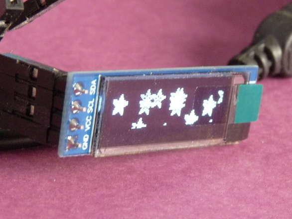 Miniature 128x32 Pixel I2c OLED - SSD1306, Arduino Libraries Available