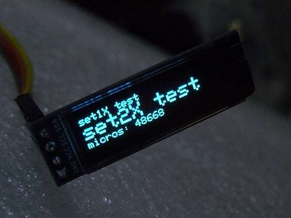 Miniature 128x32 Pixel I2c OLED - SSD1306, Arduino Libraries Available