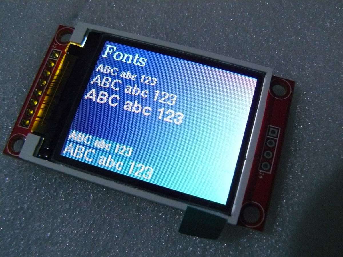 128x160 Pixel SPI Colour LCD - ST7735, Arduino Libraries Available ...