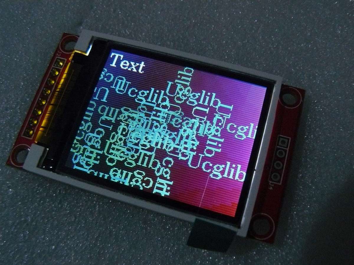 128x160 Pixel SPI Colour LCD - ST7735, Arduino Libraries Available ...