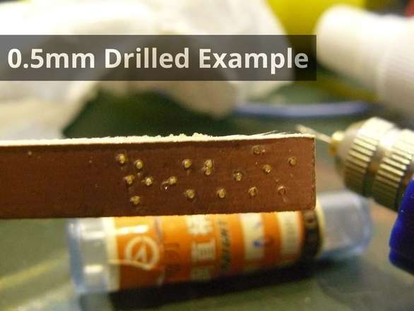 0.5mm Drilled Example