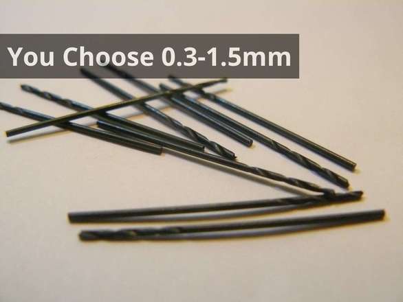 HSS Micro Drill Bits, Pack Of Ten - You Choose Diameter