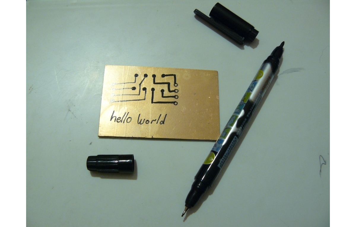 Etch Resist Pen, Double End Fine and Medium Points Buy DIY PCB