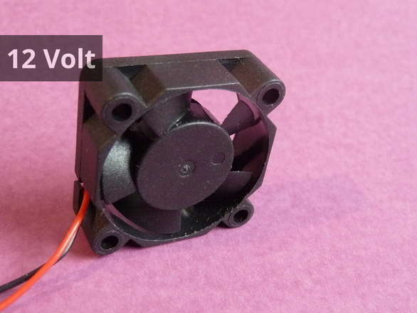 Axial Fan - 12v - 3010 Fan - 30mm x 30mm x 10mm Thick - Common Extruder Fan