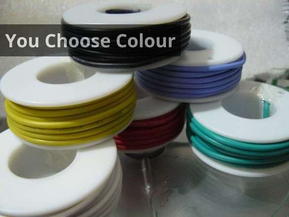 Silicone Wire 18 AWG Per 50cm Super Flexible, You Choose Colour 18AWG