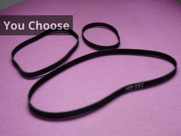 Closed Loop GT2/2GT 6mm Wide Toothed Timing Belt