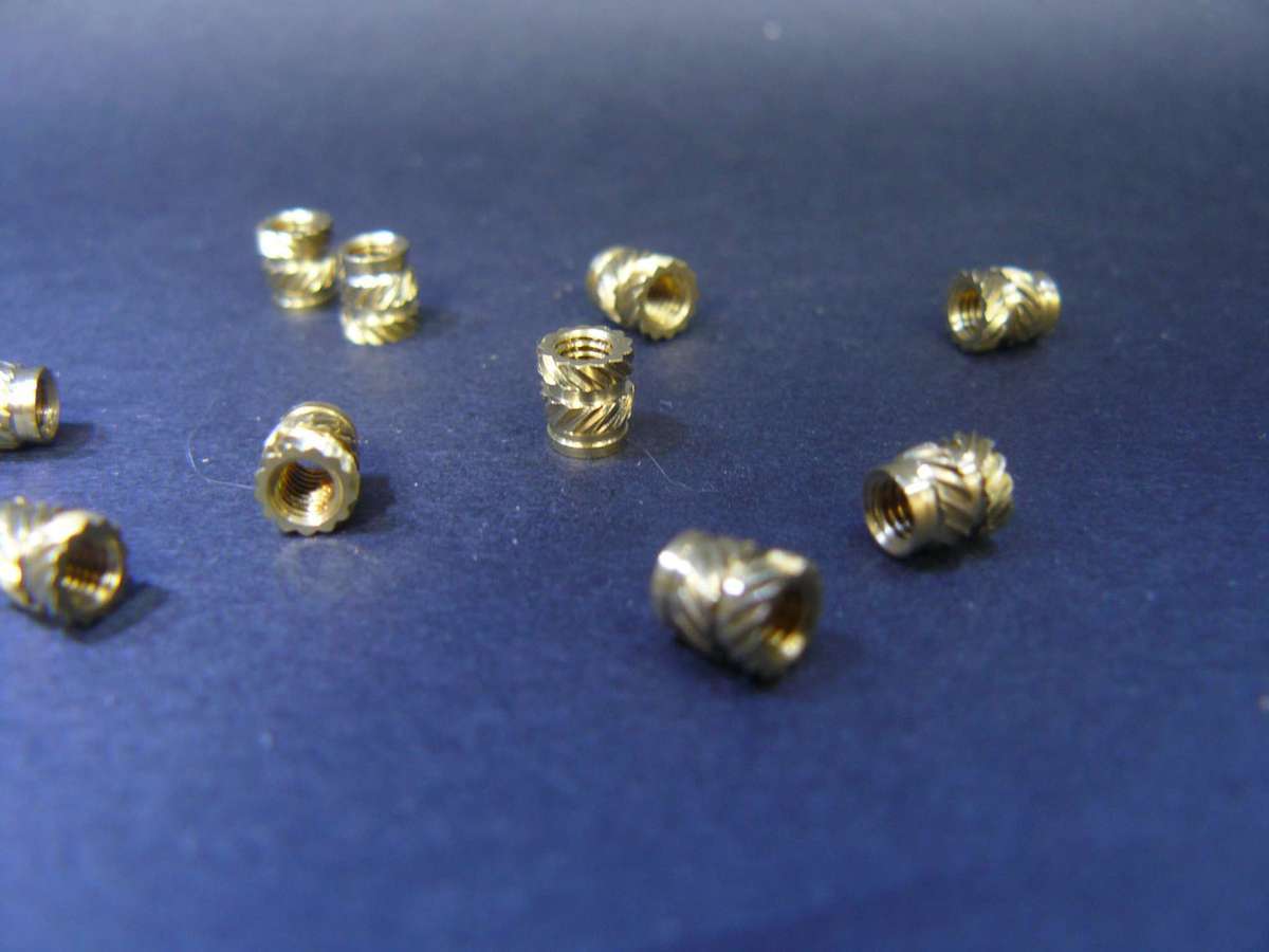 M3 (3mm) Thread Insert Nut Extra Grip Centering Heat Set 10 Inserts