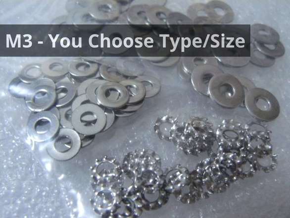M3 Washers - You Choose Type/Size