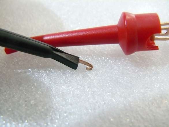 Pair of Large Size (55mm) Test Hooks, Nylon 5A 60VDC