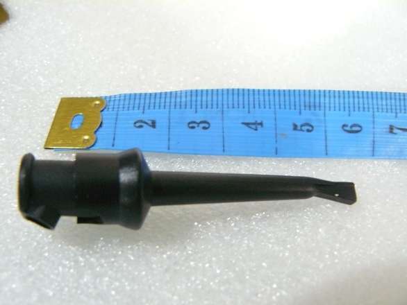 Pair of Large Size (55mm) Test Hooks, Nylon 5A 60VDC