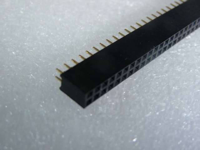 Female Vertical (Straight) PCB Headers ( 2.54 mm / 0.1 in ) - Through Hole - 2x40 - You Choose