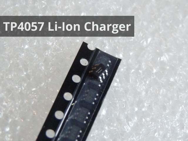 TP4057 Lithium Ion Single Cell 500mA Charger SOT23-6 IC