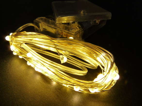 LED String Lights -  Cool or Warm White - 5 Meters - Maker Friendly