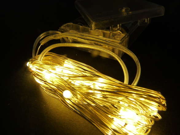 LED String Lights -  Cool or Warm White - 5 Meters - Maker Friendly