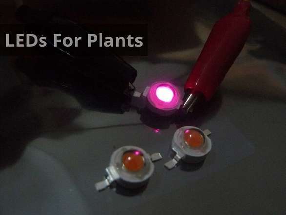 (3 of) 1-3 Watt "Full Spectrum" Purple Blurple LED For Plant Grow Light