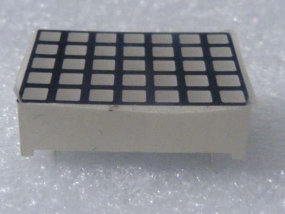 Mini LED Matrix Display - Red - 5x7 "Pixels" - 20x29mm