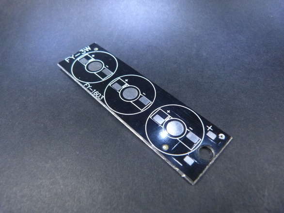 Rectangular Mounting Plate For Three 1W to 3W LEDs