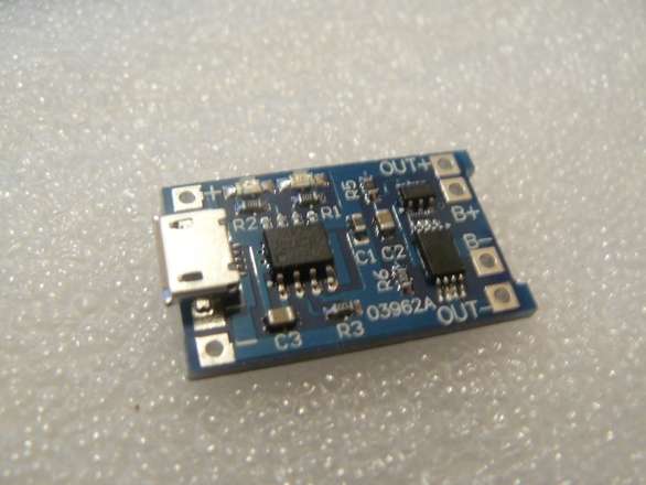 1A Single Cell Li-Ion Charger TP4056 - With Protection DW01
