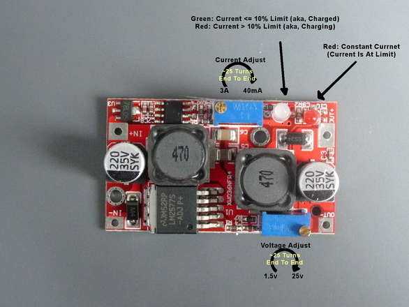 CC/CV Auto Step Up and Step Down DC-DC Converter