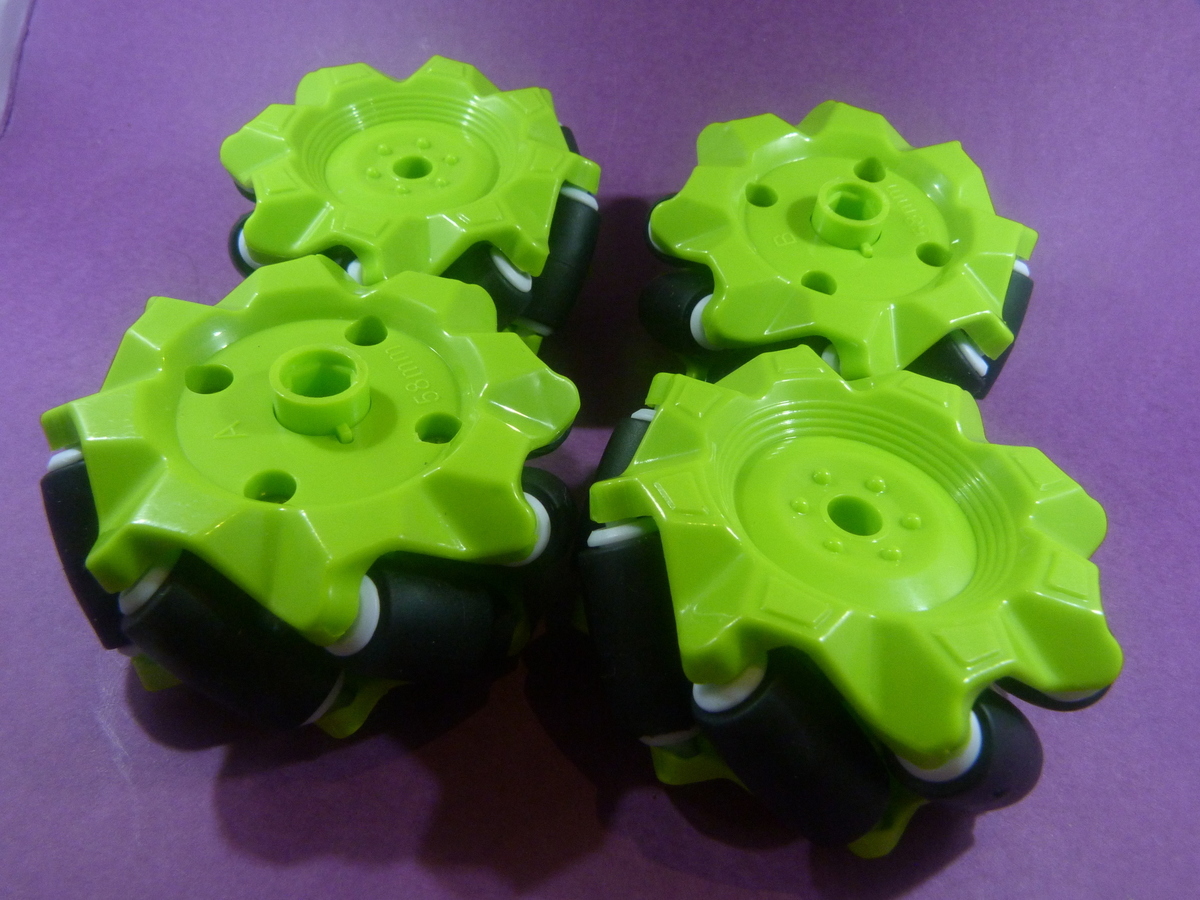 Mecanum Vehicle Part Set Wheels + Motors + Platform Buy Online From