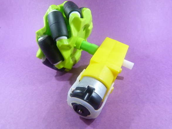 Mecanum Vehicle Part Set - Wheels + Motors + Platform