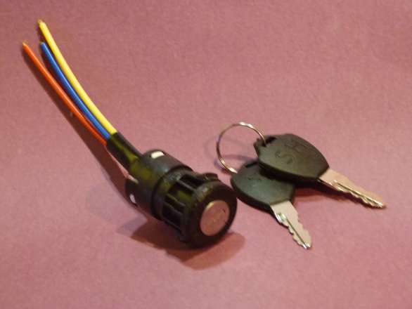 Two Position + Off Key-Switch With Keys Hole Size Approx 26mm