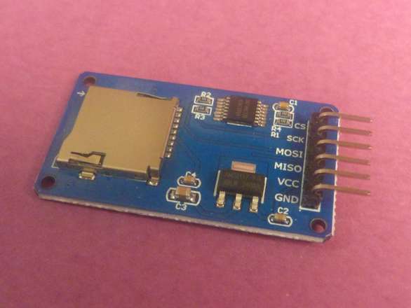 Micro SD Card Reader/Writer For Arduino, 5v Ready