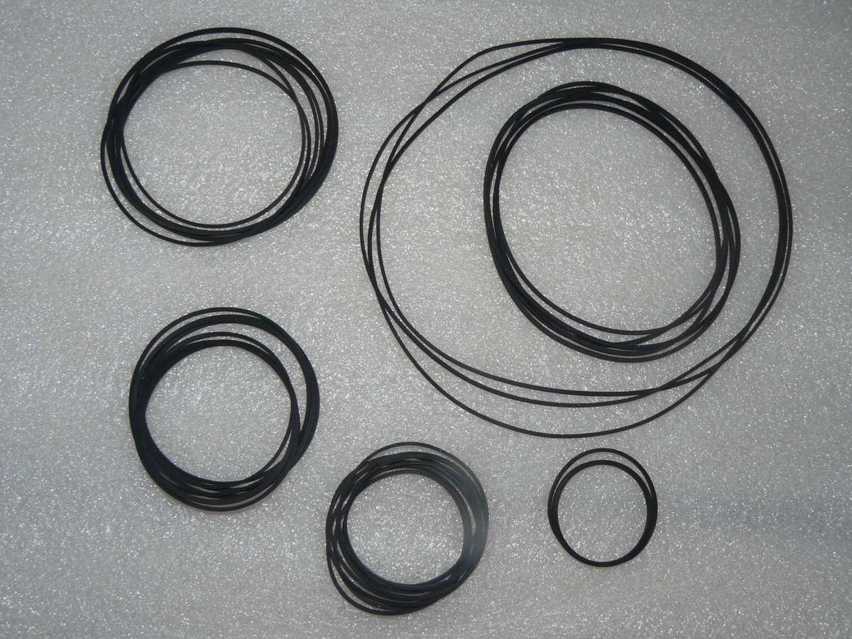 small rubber drive belts