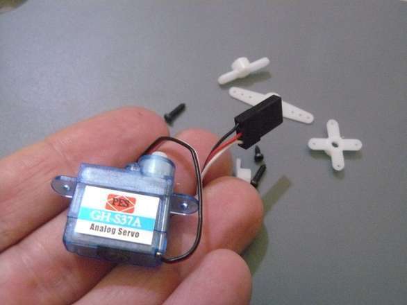 Miniature 3.7g Servo, Plastic Gear Very Micro Servo
