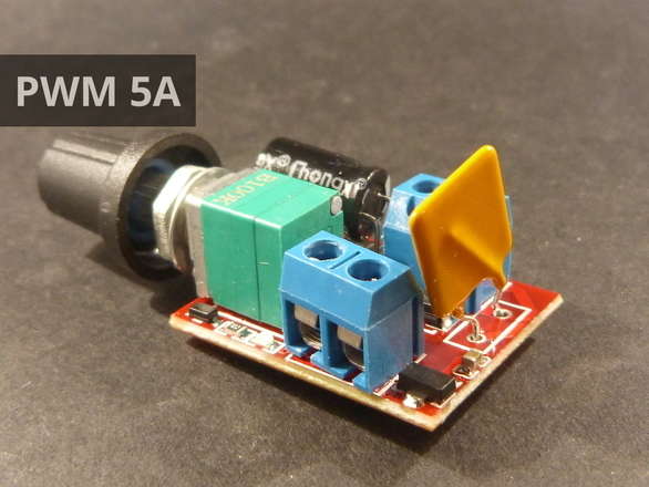 DC Motor Speed Controller PWM Motor Driver 3-35v 90W 5A