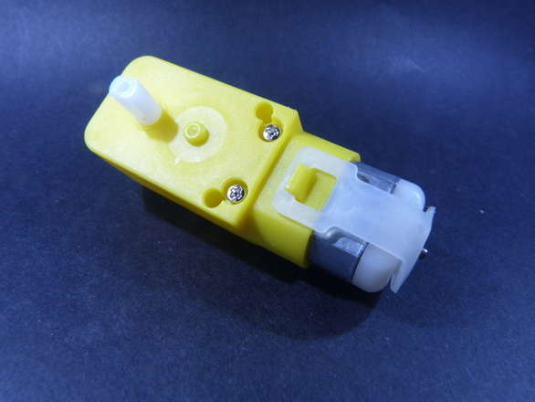 Plastic DC Gear Motor Dual Axle Common Biaxial Yellow Gearmotor