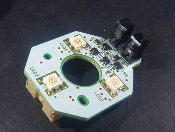 Weird Large Size RGB LED Momentary Push Button Omron W5GF-A12