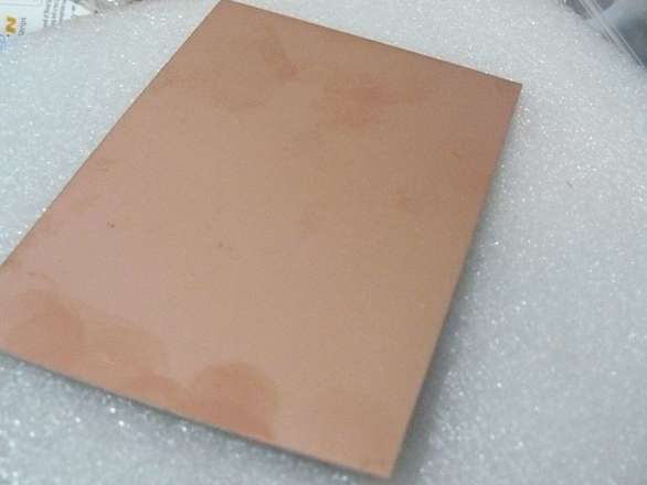 Single Sided Blank PCB 7x10cm - FR4 - 0.2mm Very Very Thin Semi Flexible PCB