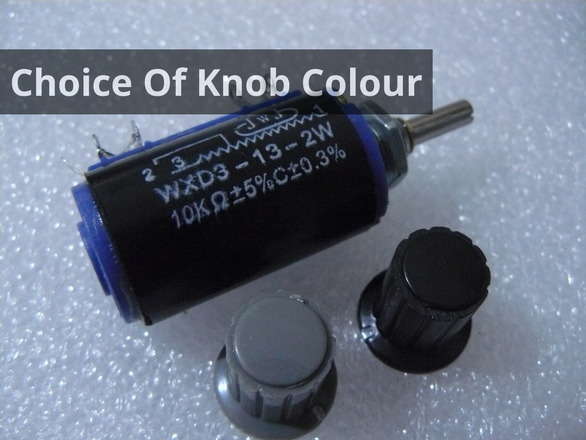 10 Turn Large Panel Mount Potentiometer With Knob