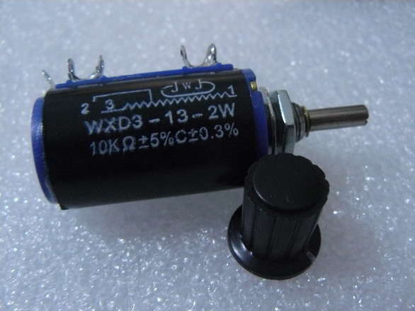 10 Turn Large Panel Mount Potentiometer With Knob